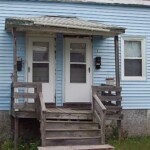 There were two front doors in the original structure, one for each side of the building.