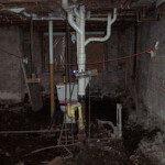 The plumbing, fortunately, was relatively new.