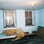 More basement living. The windows were several inches below grade, so whever it rained, water would pour in through them.
