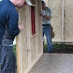 Putting the wall in place