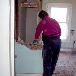 Sue at work on the second floor.