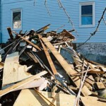 One of the many piles that ended up in the dumpster.