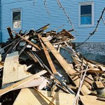 One of the many piles that ended up in the dumpster.