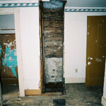 With the chimney gone, we had another couple square feet of space.