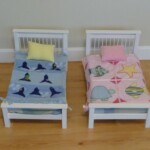 The beds, nicely made