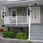 A little garden we built below the front porch